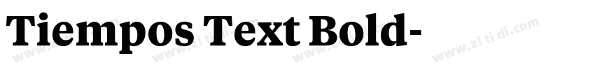 Tiempos Text Bold字体转换 Tiempos Text Bold字体转换